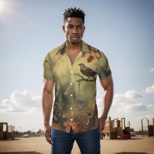 All-Over Print Men's Shirt